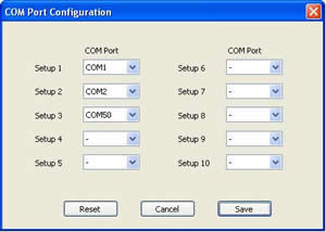 Serial Script Com Port Configuration